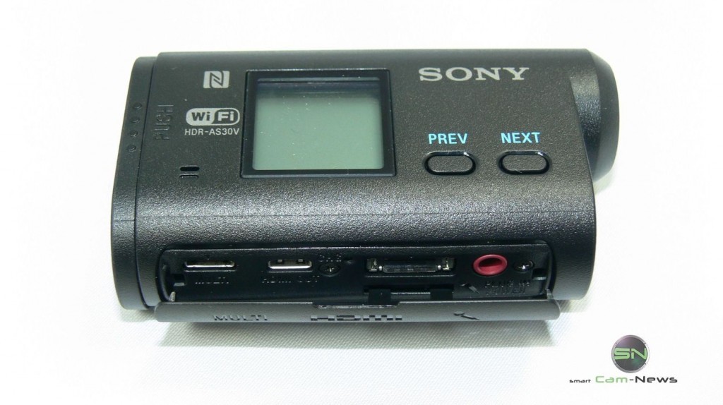 Anschlüsse - Sony HDR AS30V - SmartCamNews