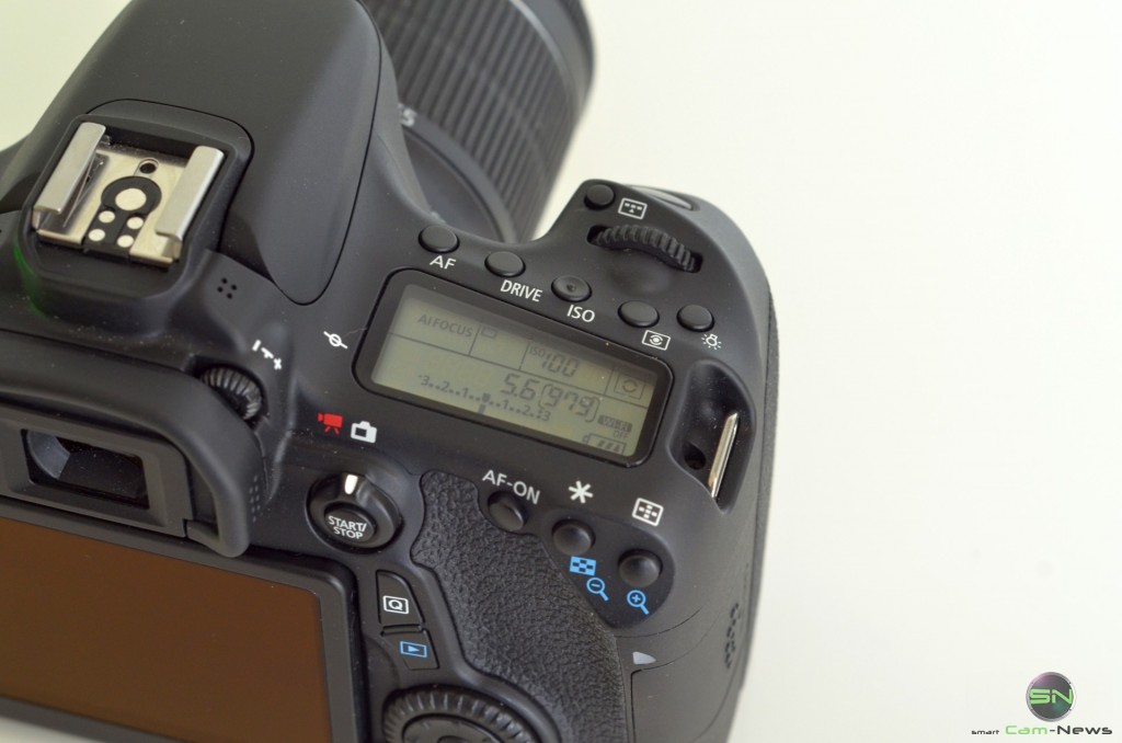 Canon EOS 70D - Monochromdisplay - smartcamnews.eu