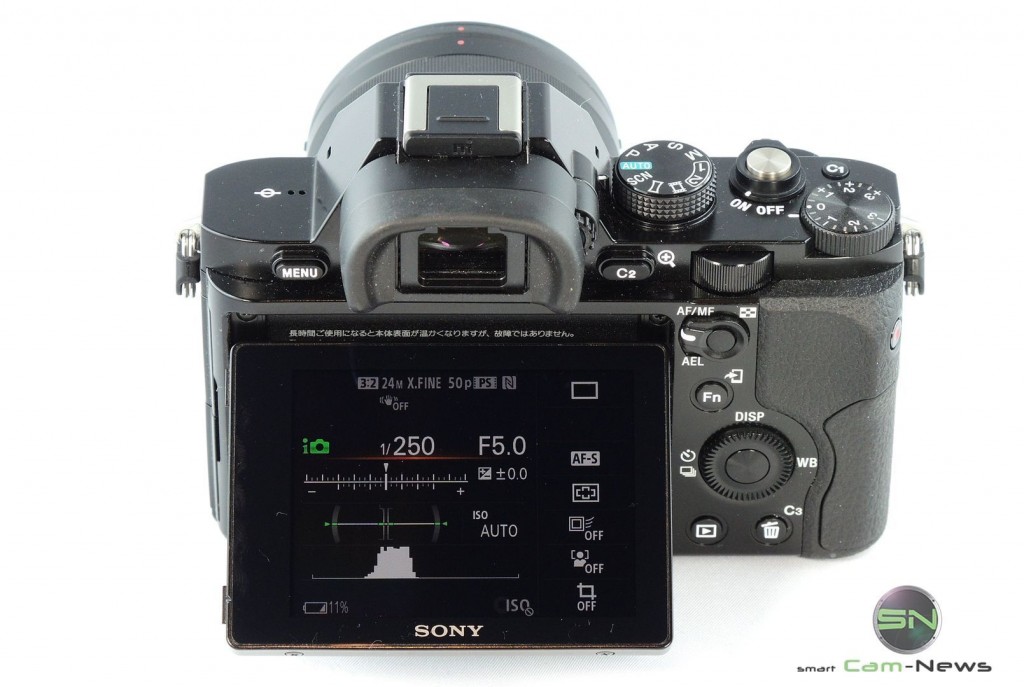 Display inkl Kontrollmonitorfunktion - Sony Alpha 7 - SmartCamNews