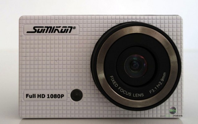 Frontansicht Cam - Somikon DV800Wifi - SmartCamNews