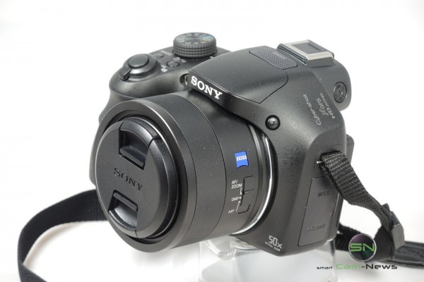 Frontansicht Rechts - Unboxing - Sony WX400V - Bridge Kamera - SmartCamNews