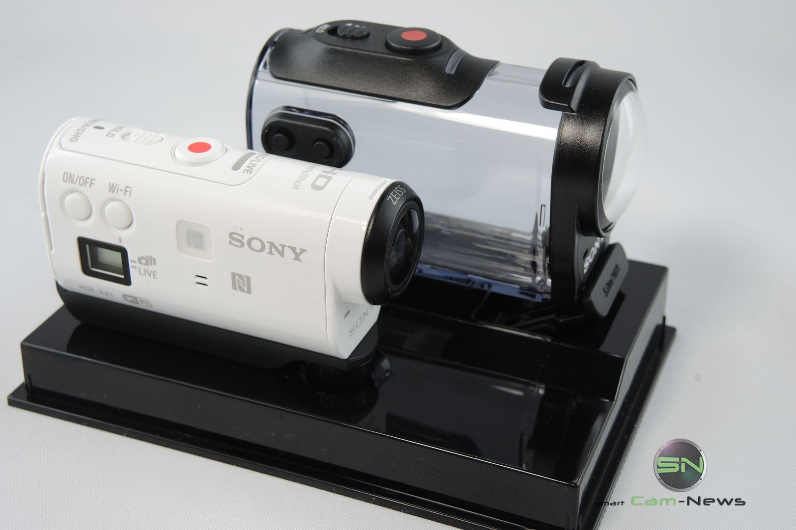 Cam mit Gehäuse - Sony HDR AZ1 - SmartCamNews