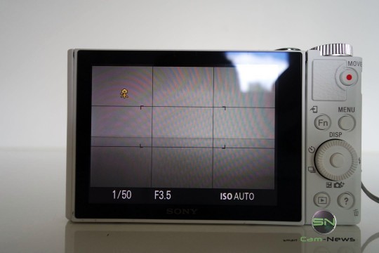 Hinterseite- Sony DSC-WX500