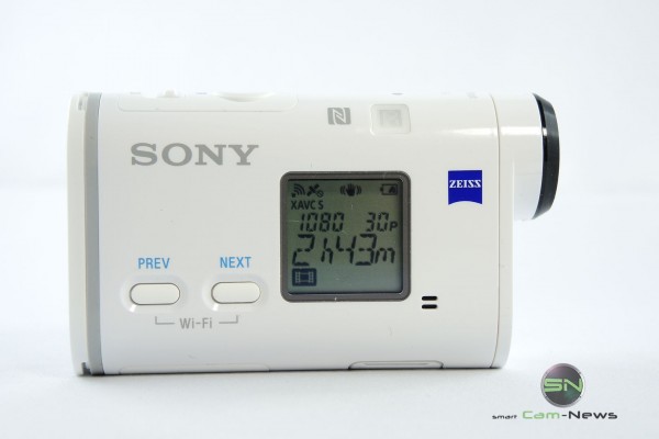 1080 HD Aufnahme - 64GB SD - Sony ActionCam X1000V - SmartCAMNews