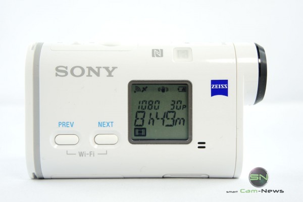 1080HD mp4 Aufnahme - 64GB SD - Sony ActionCam X1000V - SmartCAMNews