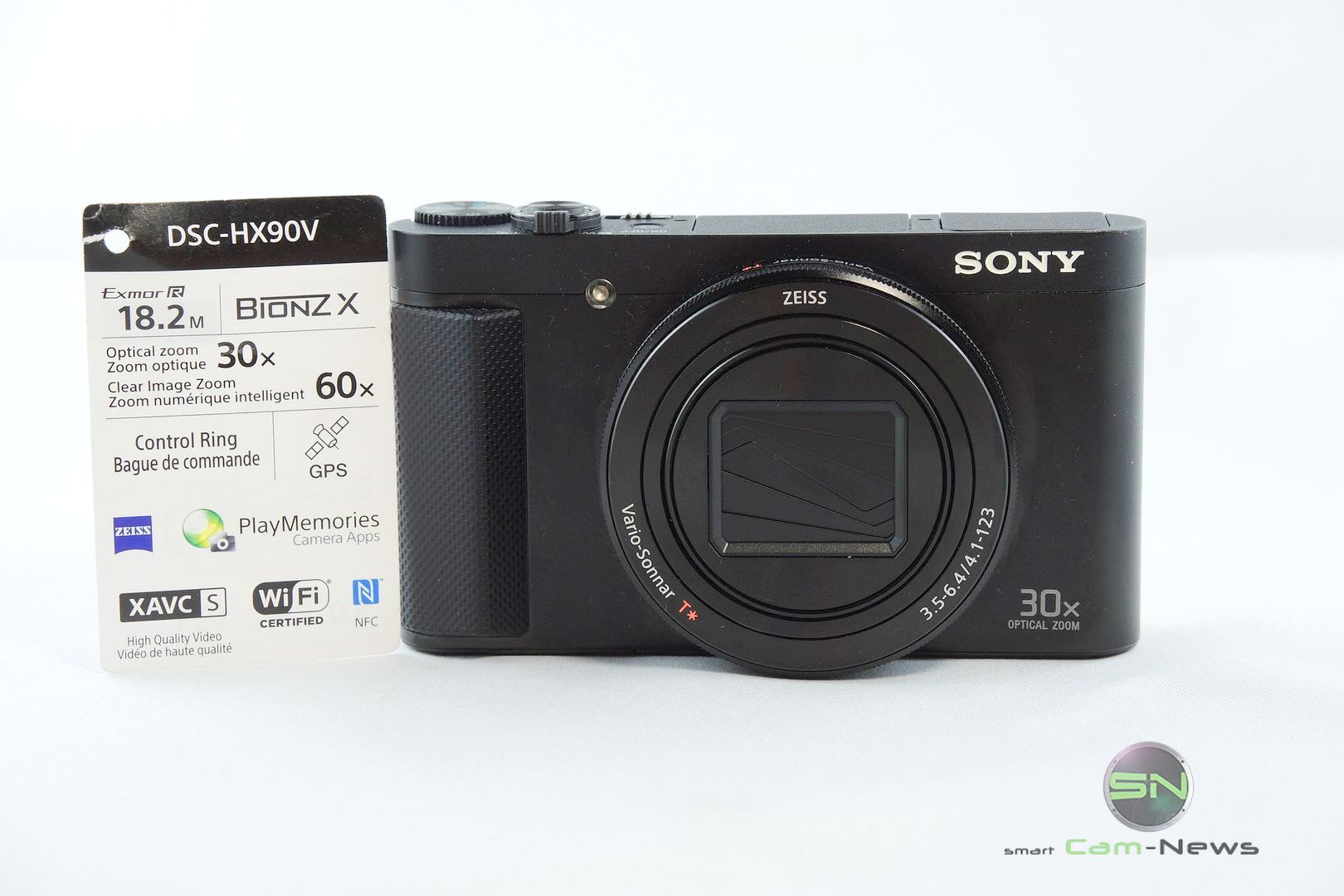 Sony DSC HX90V – Mega Reisezoom Kamera