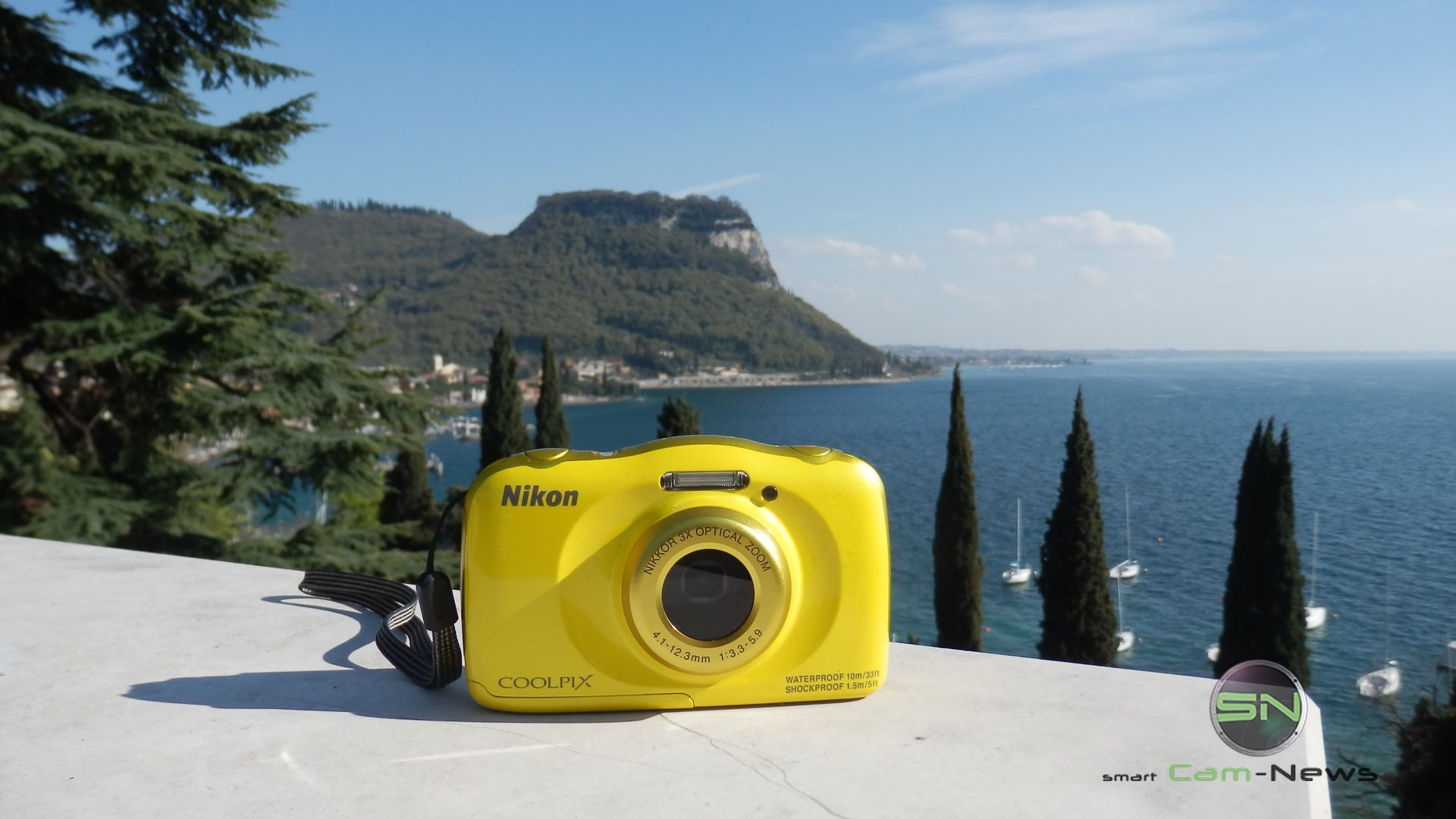 am Gardasee: Nikon Coolpix S33 / W100 Outdoor Kamera Schnäppchen