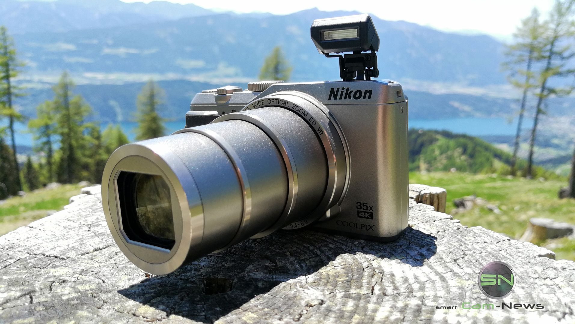 Blitz - Nikon Coolpix A900 MegaZoom - Millstättersee - SmartCamNews