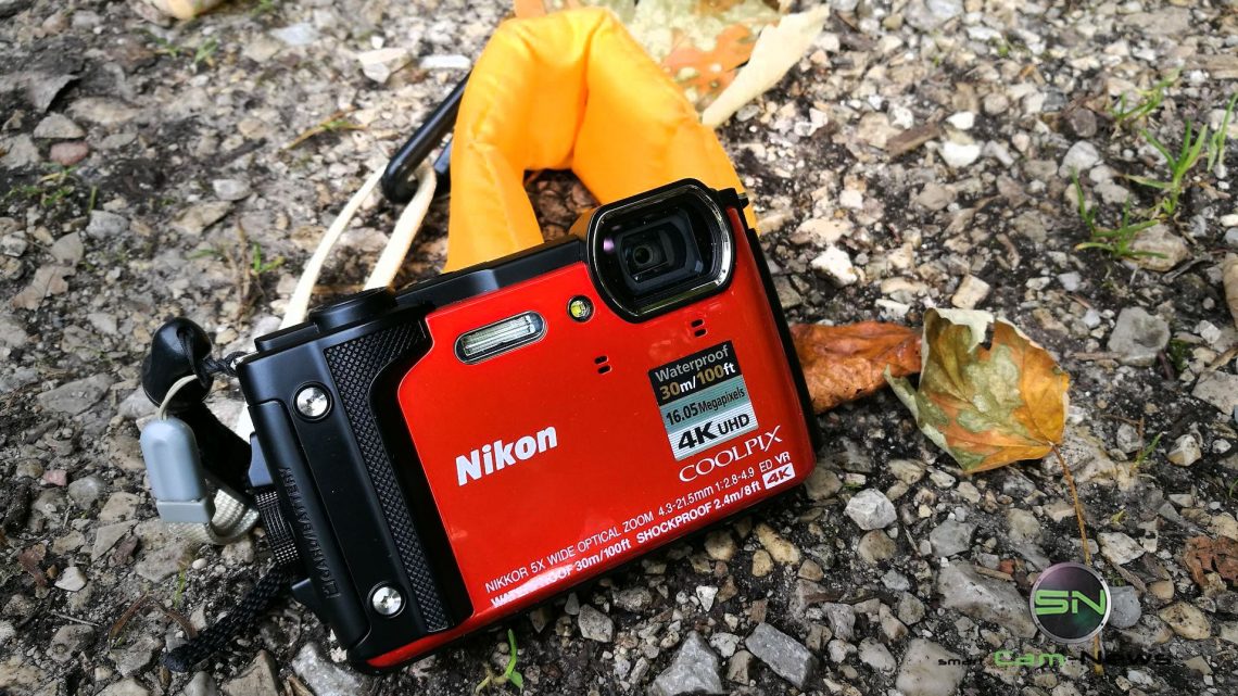 Nikon W300 Outdoor Kamera zwischen Hawaii und Gebirgssee